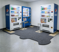 Tapis de protection en PVC BOTHWIN, dureté 65 ShoreA, épaisseur 8-18 mm, avec support en mousse, pour petites surfaces, distributeurs automatiques et guichets automatiques