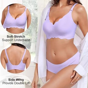 Yüksek kalite kablosuz antibakteriyel çıkarılabilir hemşirelik jöle sutyen annelik emzirme hemşirelik iç çamaşırı sızdırmaz hemşirelik sutyen - Product Image 4