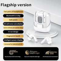 Auriculares TWS Dobles con Batería de Larga Duración, Dos Pares y Pantalla Digital DX16, Auriculares para Juegos