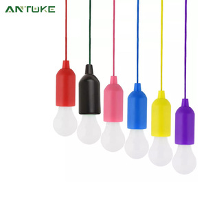 Portable Led Colorful Pull Cord <b>Light</b> <b>Bulb</b> With Retro Design For Camping <b>Outdoor</b> Use White <b>Light</b> 3W Led Source - Product Image 5