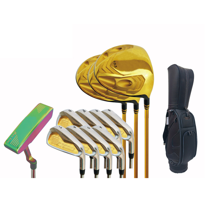 コリンシアン　CLUB GOLD WORLD GREATS 12体セット Luxury Shine Gold Color Advanced Tour Style Golf Club Set
