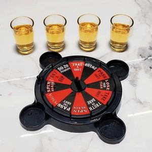 Ensemble de jeu de lancer et de rotation |   Roue à boire pour fête amusante avec plusieurs gobelets |   Idéal pour les jeux d'alcool à boire dans les KTV, les bars et les discothèques - Product Image 1