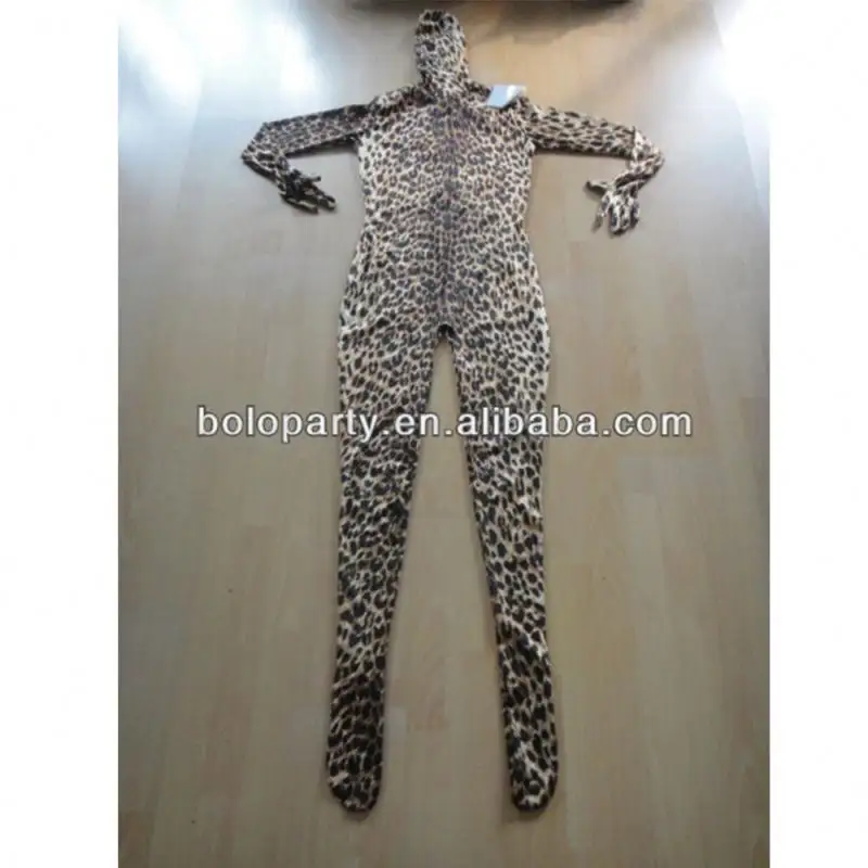 De moda catsuit para decoración de fiesta color de camuflaje apretado trajes