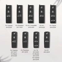 Funda de goma para llave de coche, reemplazo de botón de control remoto para Porsche Panamera Cayenne Macan 911 Taycan 718 Boxster Cayman