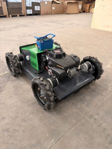 Wheeled Lawn <b>Mower</b> Hot-selling Mini <b>Tracked</b> <b>Remote</b>-<b>controlled</b> Lawnmower, Equipped With Engine and Motor Core Components HD224-55 - Product Image 2