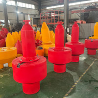 Boya de Navegación Articulada de HDPE de 800x1400 mm, Resistente a los Rayos UV, Protección de Seguridad para Marinas, Vida Útil de 15 a 20 Años