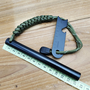 Allume-feu en tige de magnésium 12.7127E en acier inoxydable, outil de survie pour le camping en plein air - Product Image 3