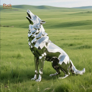 งานฝีมือโลหะสแตนเลสขัดเงาแบบกำหนดเองสำหรับตกแต่งสวนภายนอกอาคาร - Product Image 3