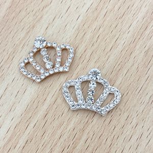 नई लक्जरी लेबलिंग मिश्र धातु सुनहरी चांदी पूर्ण राइनस्टोन क्राउन आभूषण सहायक उपकरण diy पेंडेंट चार्जर जंक फोन केस सजावट - Product Image 2