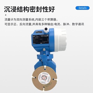 เครื่องวัดการไหลแบบแม่เหล็กไฟฟ้า Endress+Hauser รุ่น 10L25 ขนาด 25 มม. สำหรับวัดของเหลว ความแม่นยำ 0.5% ใช้สำหรับน้ำเสีย - Product Image 3
