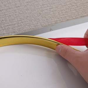 14.167 Wholesale 3M Furniture Decorative Plastic Strips Decorative Sofa Strip Trim <strong>Chrome</strong> Golden Silver PVC Edge Banding <strong>Tape</strong> - Product Image 1