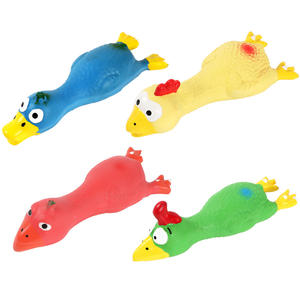 Squeak yenilik <span class=keywords><strong>Pet</strong></span> oyuncak ile tavuk lateks köpek ChewToy - Product Image 3