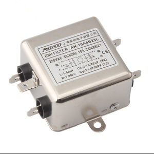 Filtre EMI Anzhou 250VAC 10A 50/60Hz AN-10A4B23L pour alimentation électrique - Product Image 1