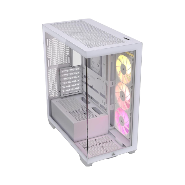 CO-RSAIR 3500X ARGB Mid Tower ATX PC Case Panoramic Tempered Glass Reverse Connection Motherboard Compatibility 3 RS120 in Stock