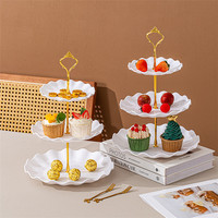 Lot de 10 Présentoirs en Plastique pour Fruits, Desserts, Snacks et Gâteaux – Idéal pour la Maison, Mariages et Anniversaires