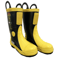 Bottes de pompier en caoutchouc conformes à la norme EN, chaussures de sécurité avec embout en acier, antidérapantes, bottes de lutte contre les incendies structurels, bottes de sauvetage incendie