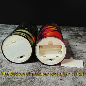 Chauve-souris citrouille <span class=keywords><strong>moto</strong></span> impression Halloween LED pilier <span class=keywords><strong>bougie</strong></span> Trio avec batterie à distance scintillante sans flamme ensemble <span class=keywords><strong>de</strong></span> bougies décoratives - Product Image 4