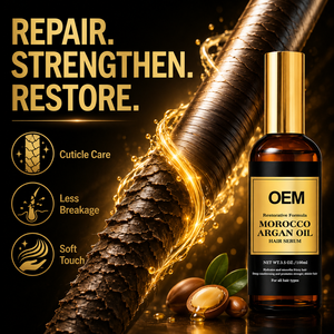 Suero Capilar con Aceite de Argán y Logotipo Personalizado 100 ml, Aceite Reparador para un Cabello Suave y Fácil de Peinar, para Distribuidores de Productos de Belleza, Proveedor Mayorista - Product Image 3