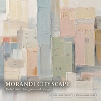 Peinture à l'huile 100% faite à la main sur toile, paysage urbain moderne sur mesure, texture urbaine, art mural pour galerie et décoration intérieure
