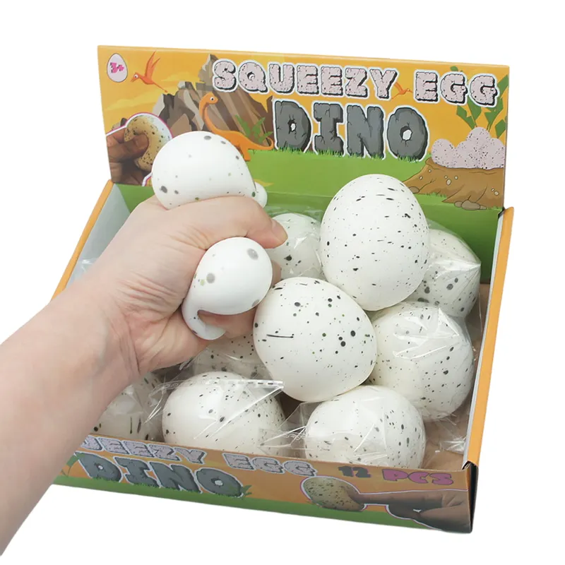 Stress Relief Squeezing Dinosaur Eggs Premium Anti Stress Balls Fidget toys Dinosaur Sensory Balls for Kids Toddler and Adult
