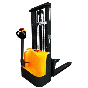 Apilador de Palés Semieléctrico Tipo Caminante de 1 Tonelada, Mini Montacargas Eléctrico - Product Image 1