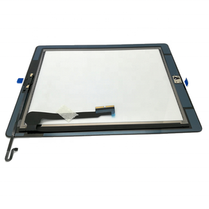 หน้าจอสัมผัสสําหรับ <span class=keywords><strong>iPad</strong></span> 4 หน้าจอสัมผัสกระจกพร้อมสติกเกอร์ 3M ปุ่มหน้าแรกราคาโรงงาน Digitizer - Product Image 2