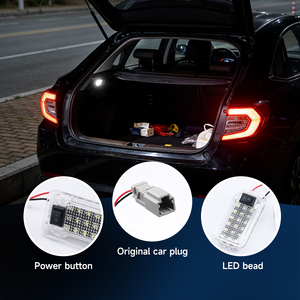 1 Pieza de Luces LED para Maletero de <span class=keywords><strong>Toyota</strong></span> Rav4 MK5 XA50, Lámparas Interiores para Compartimento de Equipaje, Scion Highlander <span class=keywords><strong>Prius</strong></span> Venza Canbus Blanco - Product Image 2
