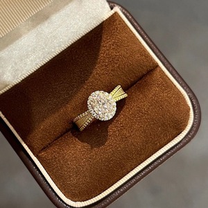 Nuevo Anillo de Alta Gama con Circonita <span class=keywords><strong>Esmeralda</strong></span> Chapado en Oro, en Forma de Huevo de <span class=keywords><strong>Paloma</strong></span>, para Fiestas de Mujeres - Product Image 5