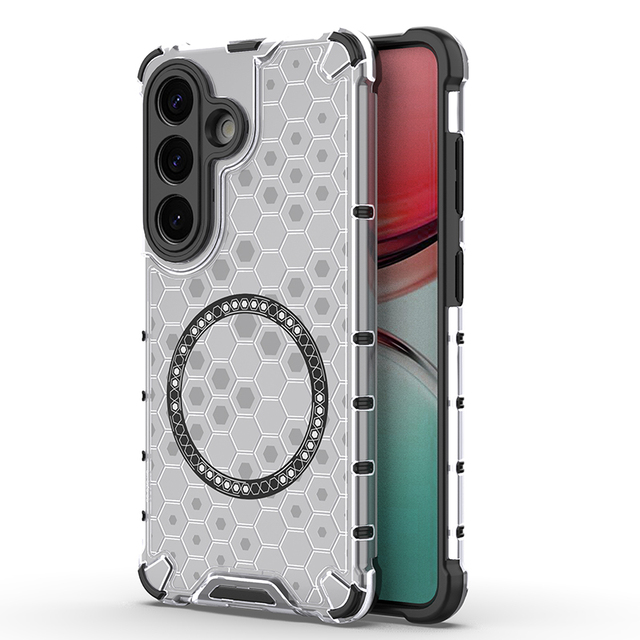 Wholesale Factory Price Transparent Magnetic Wireless Charging Anti-Fall Phone Case for Samsung S26 Plus Ultra