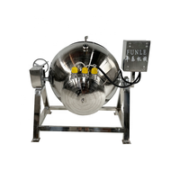Chaudière à vapeur inclinable en acier inoxydable, chauffage gaz/électrique, pour sauces chili et confitures - Offre Spéciale
