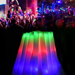 2025 Cheering <b>Tube</b> Rgb Dj Night Club Concert Beads Glow Bulk Luminous <b>Led</b> Light Foam Stick - Product Image 2