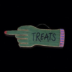 Nouveautés Décorations d'Halloween : Panneaux et flèches en forme de doigts – Prix usine - Product Image 1