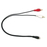 Pasokan langsung pabrik 4 Pin Din kabel Rca perakitan Video dan kawat Audio Harness 5.5*2.5mm 5.5*2.1mm