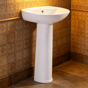 <span class=keywords><strong>Lavabo</strong></span> <span class=keywords><strong>con</strong></span> <span class=keywords><strong>Pedestal</strong></span> al por Mayor, <span class=keywords><strong>Lavabo</strong></span> Moderno, Artículos Sanitarios, <span class=keywords><strong>Lavabo</strong></span> de Cerámica <span class=keywords><strong>con</strong></span> <span class=keywords><strong>Pedestal</strong></span> para Baño - Product Image 4