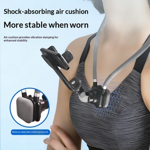 Good Price New Portable <b>Neck</b> Mount <b>Phone</b> Bracket Multi Function Anti Shake <b>Holder</b> For Outdoor Sport Video Recording Wholesale - Product Image 4