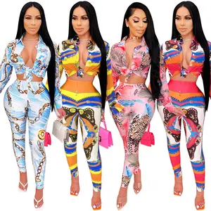 Dropship Ladies Street Club Wear Sexy Crop Legging Set wholesale tracksuit clothing women s sexy outfit women two piece set