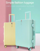 Mini valise jaune boîte à bagages-One Piece Hand Travel Bag Trolley Set pour homme