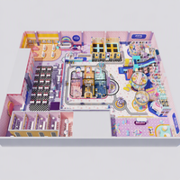 1000 ㎡   Parc d'attractions intérieur britannique, centre de jeux pour enfants avec salle de fête