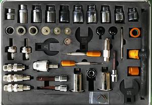 Common Rail Inj ector Tool NO.1060-3 Stand Inj ector Fixture Reparatur werkzeuge 38pcs Werkzeuge + Drehmoments chl üssel - Product Image 4