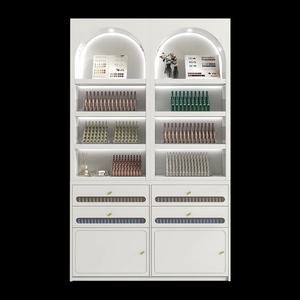 Étagère murale moderne en bois pour vernis à ongles, organisateur de maquillage, armoire à vernis à ongles et colle - Product Image 1