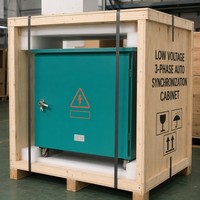 Panneau solaire Haowei HWTQ-400 Grid-Tie 200A-400A IP54 en acier Al-Zn, pulvérisation électrostatique, pour extérieur, synchronisation énergétique des bâtiments commerciaux