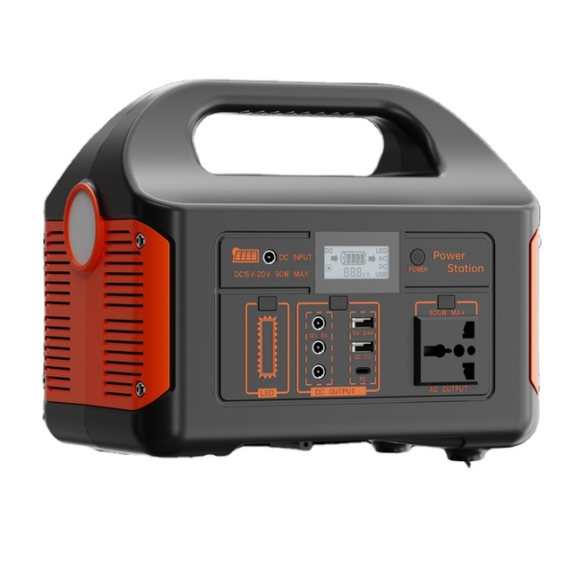 Solar 500W Outdoor Power Bank with 220V Storage Lithium Battery for Outdoor Mobile Use 110V Available in Stock