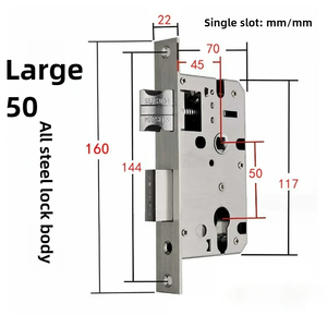 SSR S209 Stainless Steel <b>Key</b> Operated Multifunctional Anti Lift <b>Lock</b> Body 150x50x65mm Household Universal Type - Product Image 6