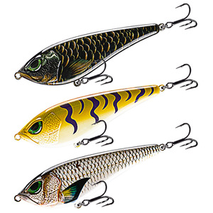 OEM 40.5g <span class=keywords><strong>Pike</strong></span> <span class=keywords><strong>Jerkbait</strong></span> 13cm Leurre dur ABS de plongée profonde avec yeux 3D et boules de hochet en acier Action de naufrage pour brochet et carpe - Product Image 1