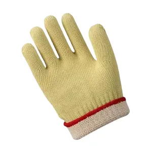 Flame Resistant Heat Insulation Wear Resistance Para aramid Kevlar Knitted Gloves