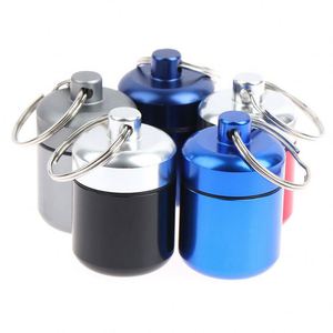 Oferta Especial: Estuche Metálico Sellado de Aleación de Aluminio Robusto con Llavero para Cosméticos, Crema para Ojos, Tapones para los Oídos y Monedas - Product Image 1