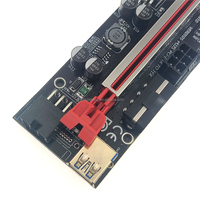 010s Plus PCI-E Riser Card LED Usb 8 Condensateurs GPU riser