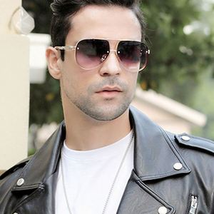 Nuevas Gafas de Sol Steampunk Vintage de Lujo 2022 para Hombre y Mujer, Montura Grande, Protección UV400, Metálicas, Estilo Piloto, para Conducir - Product Image 1