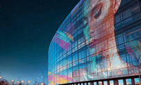 Écran LED transparent extérieur 1000x500mm IP65 étanche P3.91 haute luminosité garantie 3 ans CMS multilingue mural