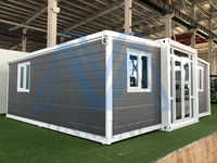 Maison Conteneur Pliable Structure en Acier Maisonnette Modulaire 20ft 30ft 40ft Villa de Luxe